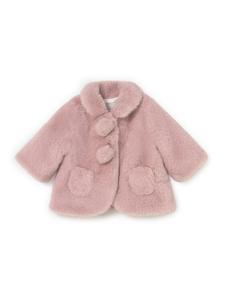 Меховое пальто regular fit 2402 Mayoral, розовый