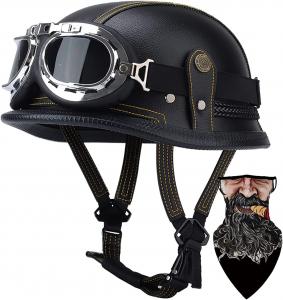 Шлем-котелок SWSAL DOT/ECE с очками, желтый / черный