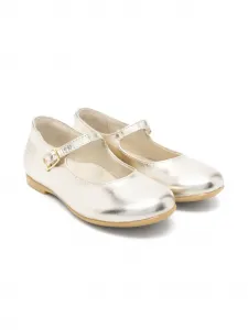 Балетки на плоской подошве Douuod Kids, золотой