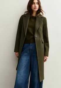 Классическое пальто с одной пуговицей New Look, Khaki