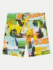 Шорты из ткани обычного кроя N5GD13 KA6R4 Guess, мультиколор