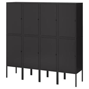 Комбинация для хранения LIXHULT IKEA, 140x35x142 см, антрацит
