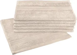 Полотенца гостевые Dyckhoff "Сиена", (6 шт.), с каймой 30х50 см (6 шт.), цвет champagner