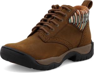 Ботинки Twisted X Men's 6" CellStretch Lacer Nano Safety Toe, Brown & Brown Multi
