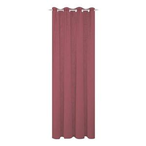 Штора с люверсами Home Wohnideen Softy, 140x225x1 см цвет beere