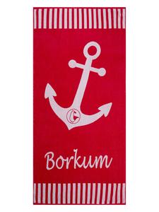 Пляжное полотенце SCHIETWETTER, цвет rot/white