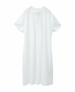 Кружевное платье-кафтан Plain People, цвет White