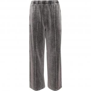 Вельветовые брюки с широкими штанинами Alexander Wang, серый