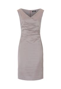 Платье-футляр с рюшами Vera Mont, цвет Smoky Taupe