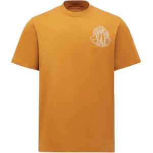 Футболка мужская охра Moncler, желтый