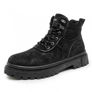 Grumpy ram Короткие мартинсы мужские черные, цвет 0229 Black