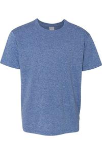 Молодежная футболка Gildan Softstyle, цвет heather royal