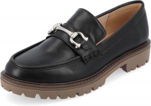 Женские лоферы Journee Jessamey с плоской подошвой, фурнитура, стелька с 4 мм системой комфорта, искусственная кожа Journee Collection, черный