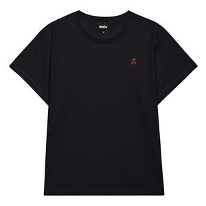 Женская футболка с высокой талией Lil Cherry Dalix, Black