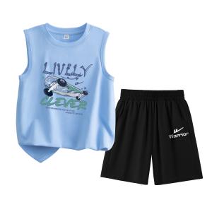 Детская повседневная спортивная одежда WARRIOR, синий/h cool skateboard-черный/белый small logo k