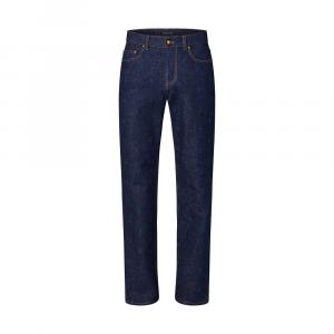 Джинсовые брюки с вышивкой LV Blason Louis Vuitton, синий