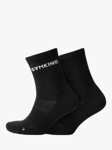 Унисекс носки из хлопковой смеси Gym King, Pack of 2, Black