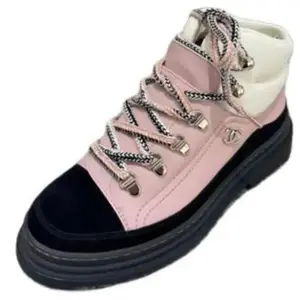 CHANEL Короткие зимние ботинки женские pink