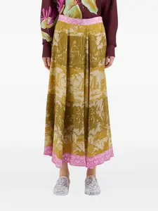 Юбка Aloe с принтом Pierre-Louis Mascia, желтый