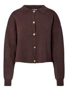 PIECES Кардиган 'PCJassy' в цвете шоколад