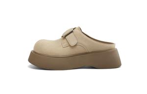 HLA Сандалии женские бежево-абрикосовые с противоскользящим покрытием и оберточным носком