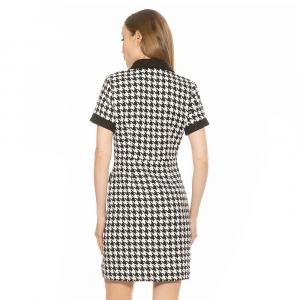 Женское твидовое платье-рубашка на пуговицах ALEXIA ADMOR Jenni, цвет Black White