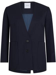 Patou твиловый жакет без воротника, синий