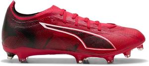 Мужские футбольные бутсы Puma Ultra Match Firm, искусственное покрытие, черный/красный