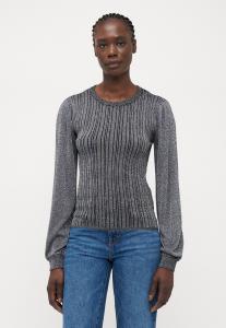 Джемпер Vero Moda Tall VMTALIA O NECK , Black/Silver-Coloured/Black