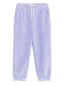 Спортивные штаны с нашивкой-логотипом Scotch & Soda Kids, фиолетовый