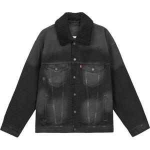 Levis Джинсовая куртка Levi's мужская черная, Black