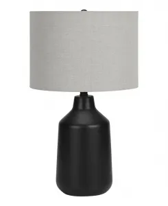 Настольная керамическая лампа Lighting 61 см Monarch Specialties, черный