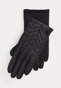 Перчатки Lauren Ralph Lauren CHEVRON-QUILTED TECH GLOVES, Black