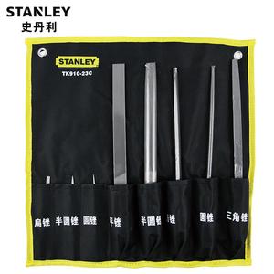 Набор напильников Stanley STANLEY из 8 предметов, плоский напильник, полукруглый напильник, квадратный напильник, круглый напильник, треугольный напильник, алмазный напильник TK910-23C