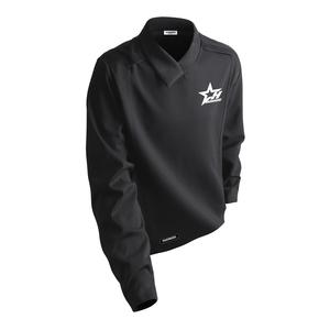 Свитшот Unisex Polo Collar Moderate Heavyweight HUANQIU, черный