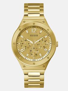 Многофункциональные часы золотистого цвета Guess Factory, золотой