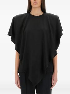 Блузка Stella McCartney с драпировкой, черный