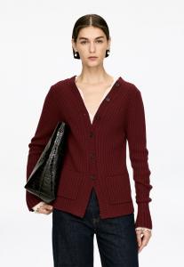 Кардиган ARKET Cardigan, Burgundy/Bordeaux