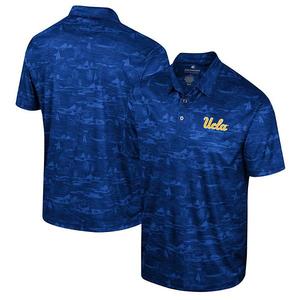 Мужская синяя поло ucla bruins daly print Colosseum