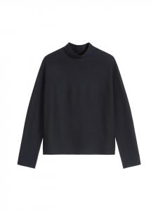 Marc O'Polo Свободный бесшовный свитер глубокого темно-синего цвета