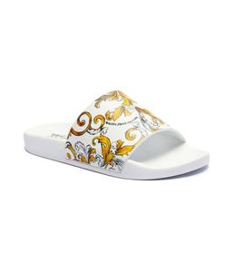 Шлепанцы Versace Jeans Couture с принтом, белый