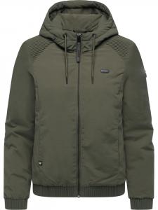 Ragwear Теплая куртка-бомбер Chinta YOUMODO темно-оливкового цвета