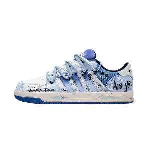 Adidas Neo Кроссовки для скейтбординга Unisex Entrap Fairy Tale Town с низким верхом, устойчивые к истиранию, сине-белые