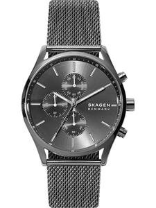 SKAGEN Аналоговые часы 'Holst' в темно-сером цвете