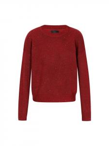 DreiMaster Женский свитер винно-красного цвета