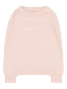 Вышитый свитер Trussardi Junior, розовый