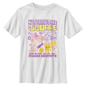 Футболка с принтом Spongebob Squarepants Not Afraid to Be Square для мальчиков 6-20 Nickelodeon