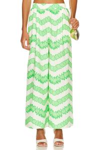 Штаны Safia в акварельном зигзаге Rhode, Watercolor Zig Zag