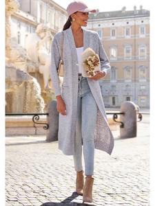 Кардиган LASCANA, цвет grau-multicolor