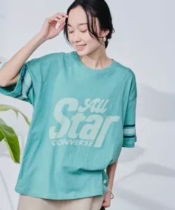 Футболка CONVERSE Slub Jersey Loose Coen, цвет Kelly